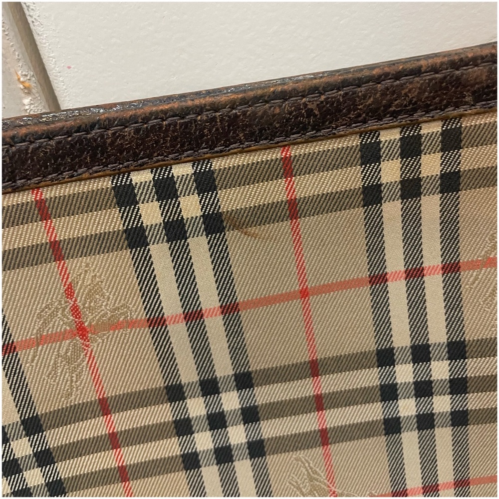 Burberry VIntage Nova Check Clutch Crossbody Shoulder Bag - Picture 11 of 12